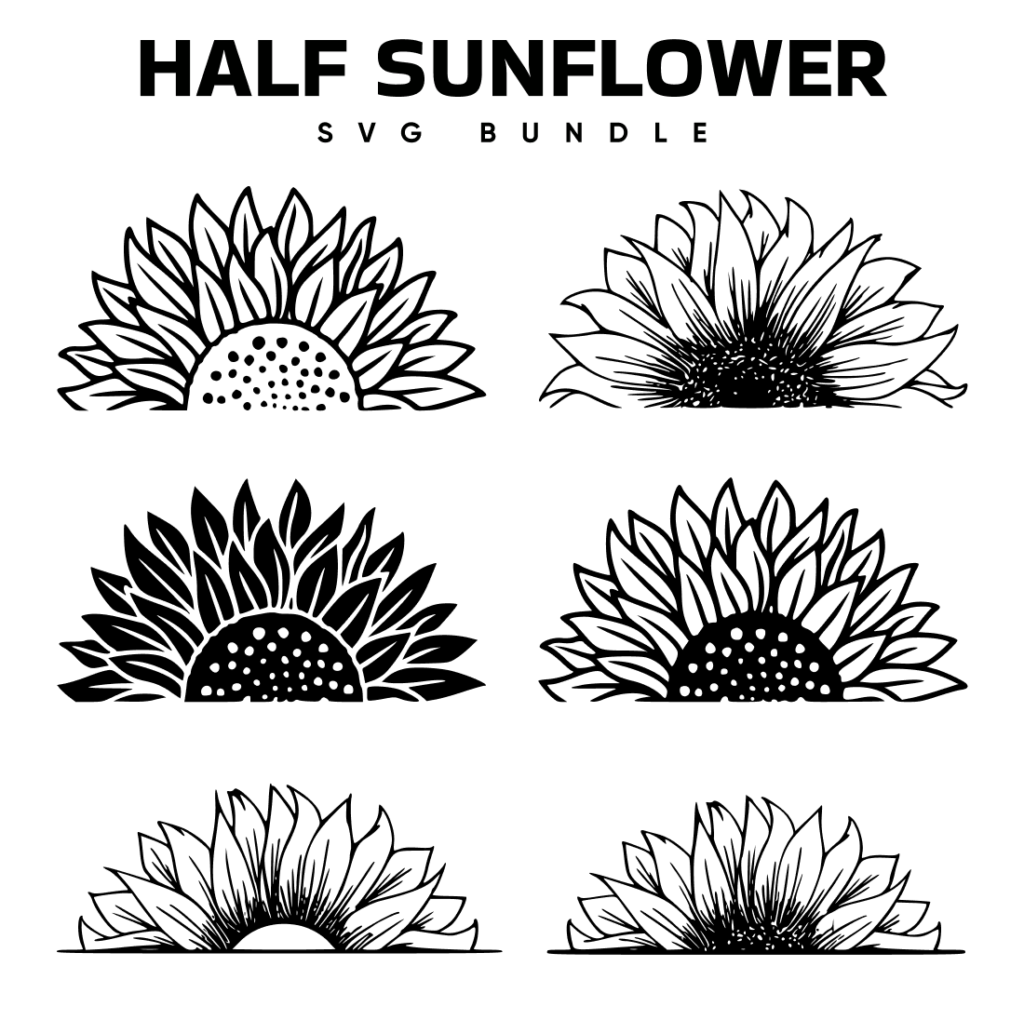 Free Svg Files Half Sunflower Hot Sex Picture 3935