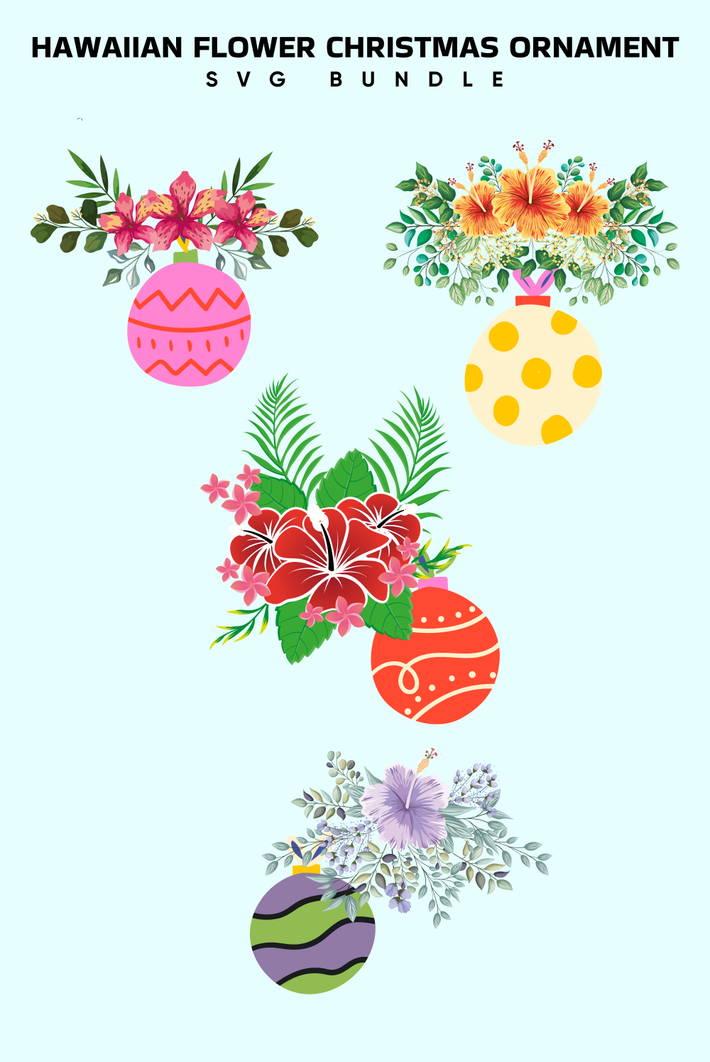 01. hawaiian flower christmas ornament svg bundle 1000 x 1500 792