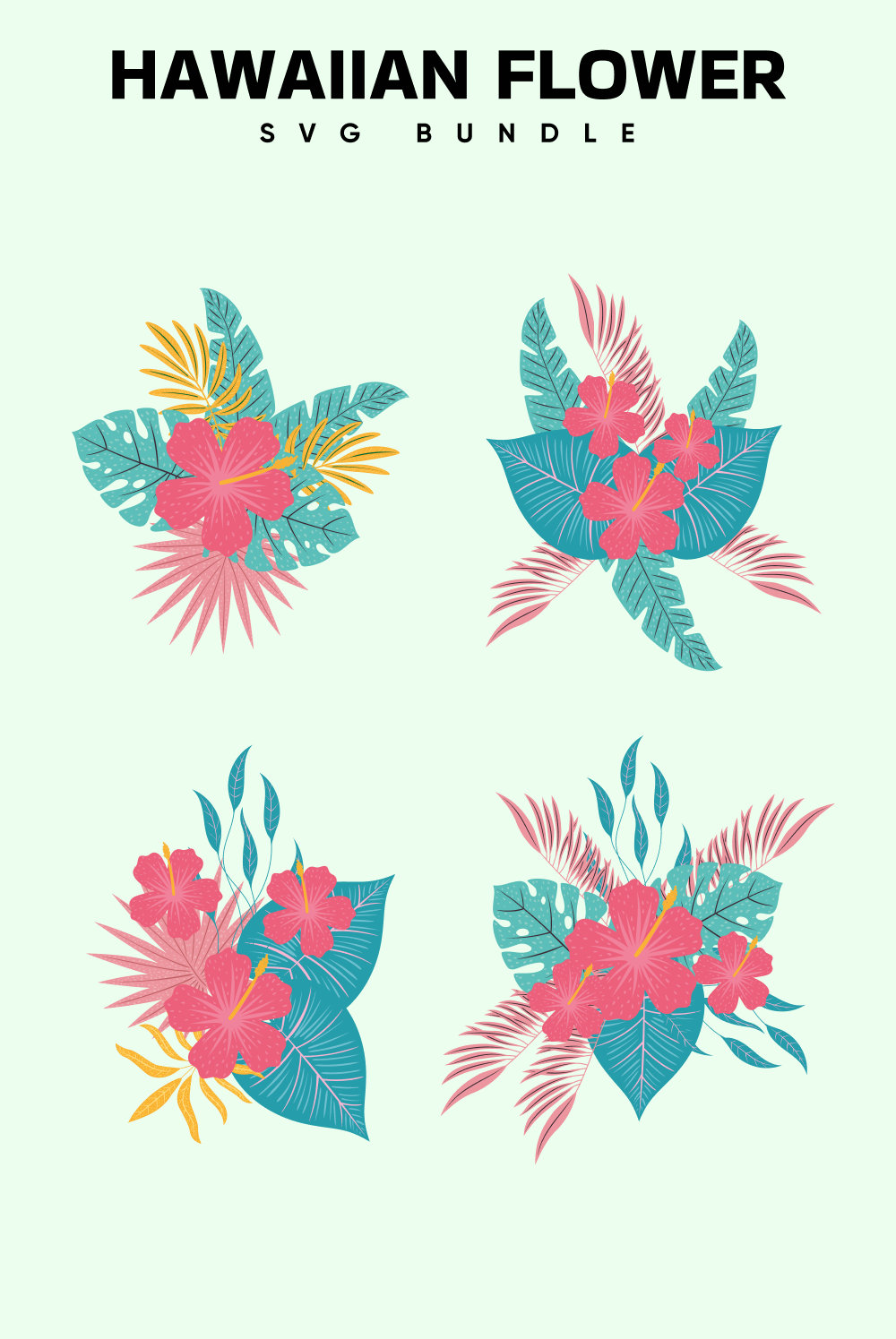 01. hawaiian flower svg bundle 1000 x 1500 135