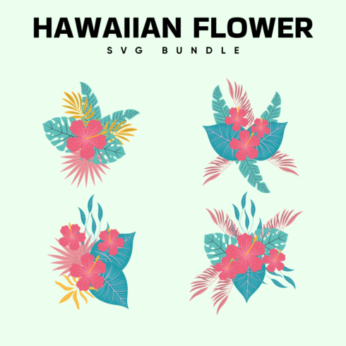 Hawaiian Flower SVG.
