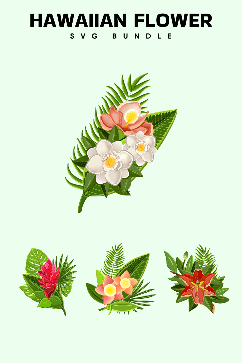 01. hawaiian flower svg free svg bundle 1000 x 1500 996