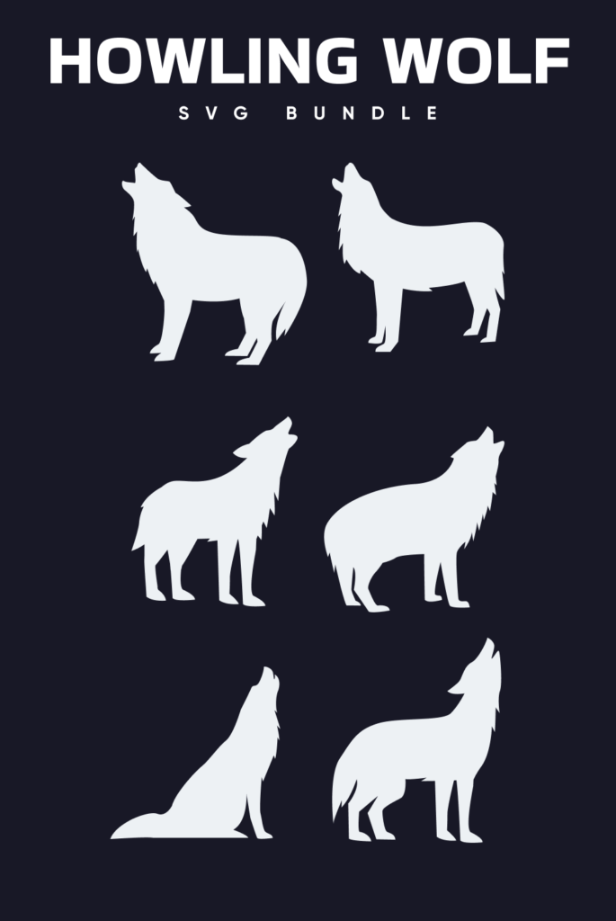 Howling Wolf Svg Files Masterbundles