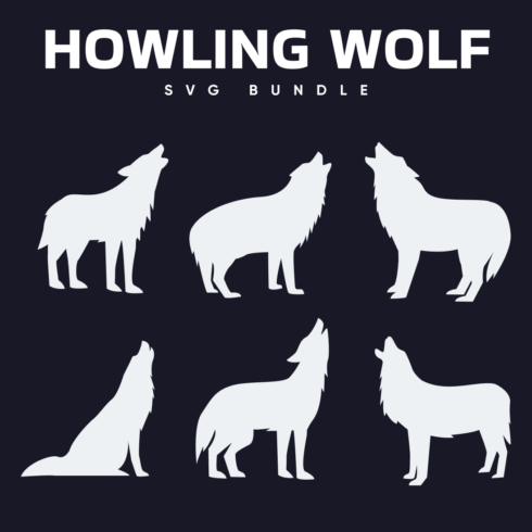 Howling Wolf SVG.