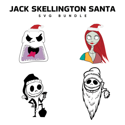 Jack Skellington Santa Svg Free.