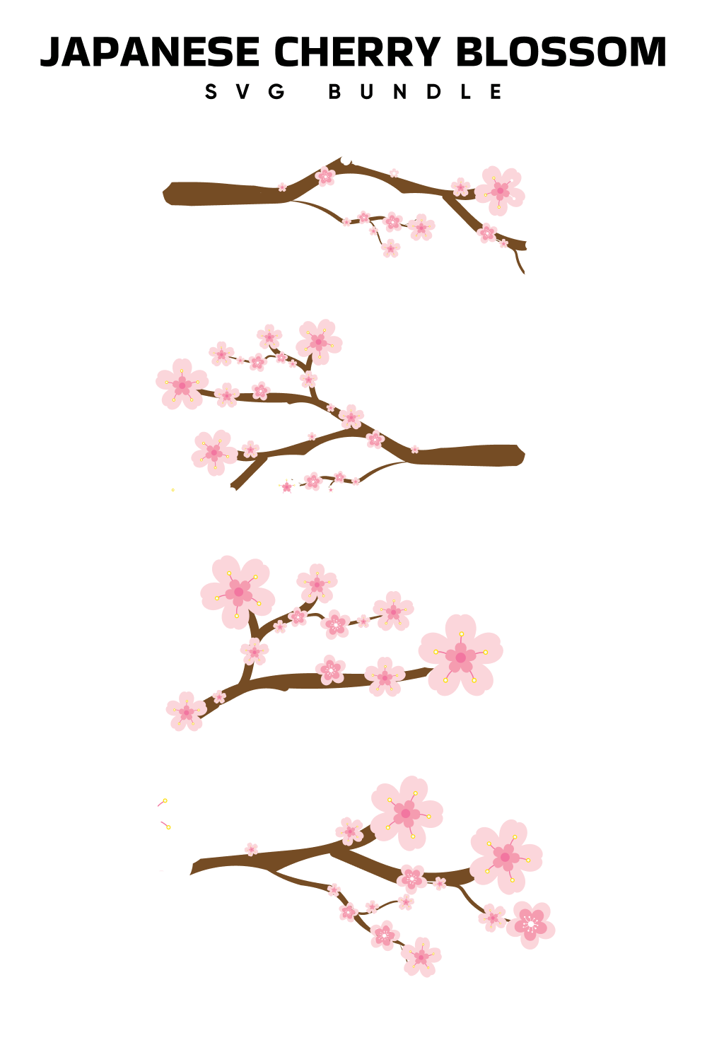 Japanese Cherry Blossom SVG – MasterBundles