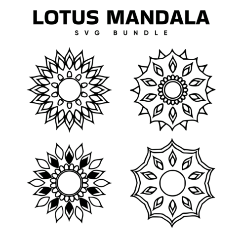 lotus mandala svg.