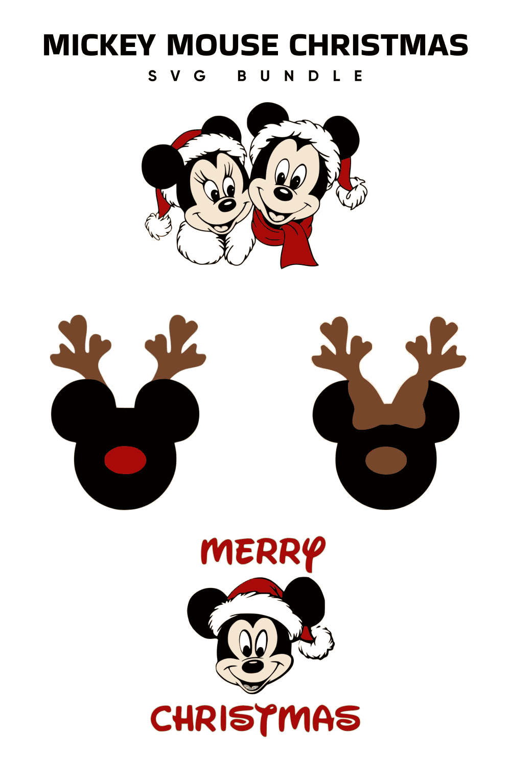 Collection of gorgeous Mickey Mouse christmas images.