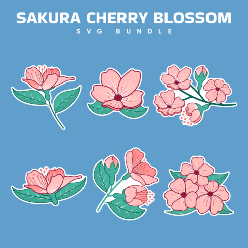 Sakura Cherry Blossom SVG.