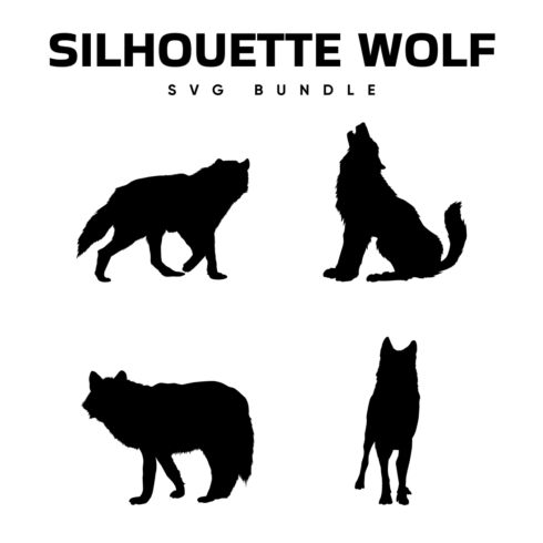 Silhouette Wolf Svg Free.