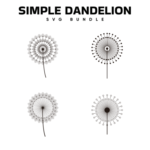 simple dandelion svg free.