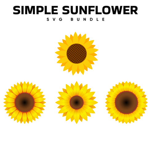 simple sunflower svg.