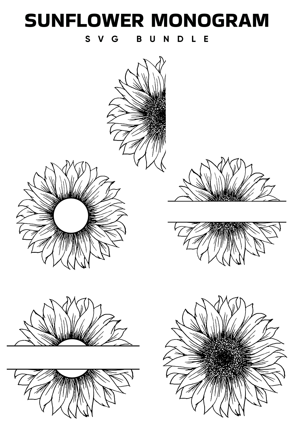 01. sunflower monogram svg bundle 1000 x 1500 949
