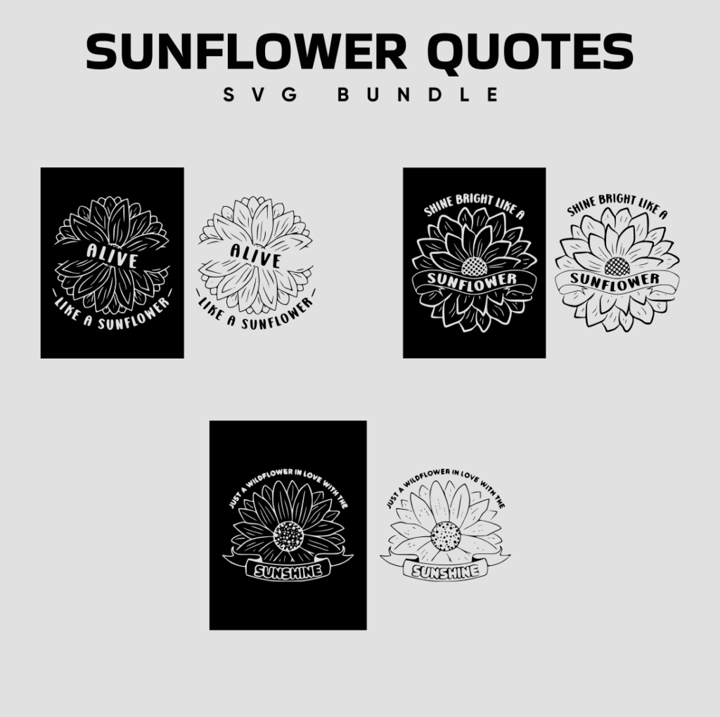 Sunflower Svg Bundle Master Bundles