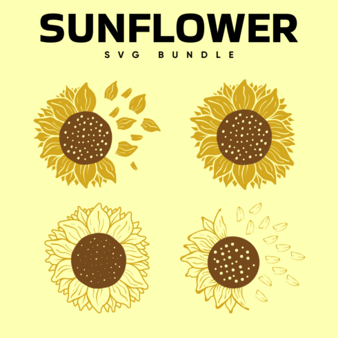 Sunflower SVG.
