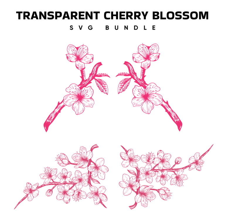 Transparent Cherry Blossom SVG – MasterBundles