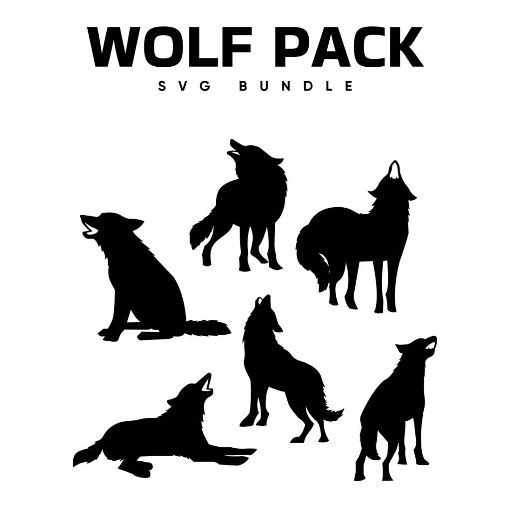 Wolf Pack SVG Designs – MasterBundles