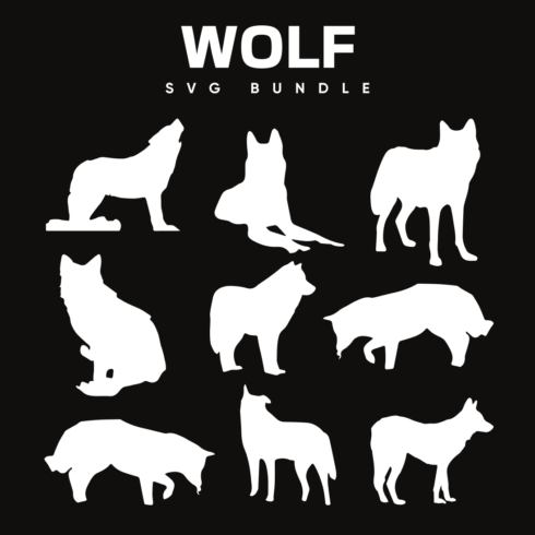Wolf SVG Images.