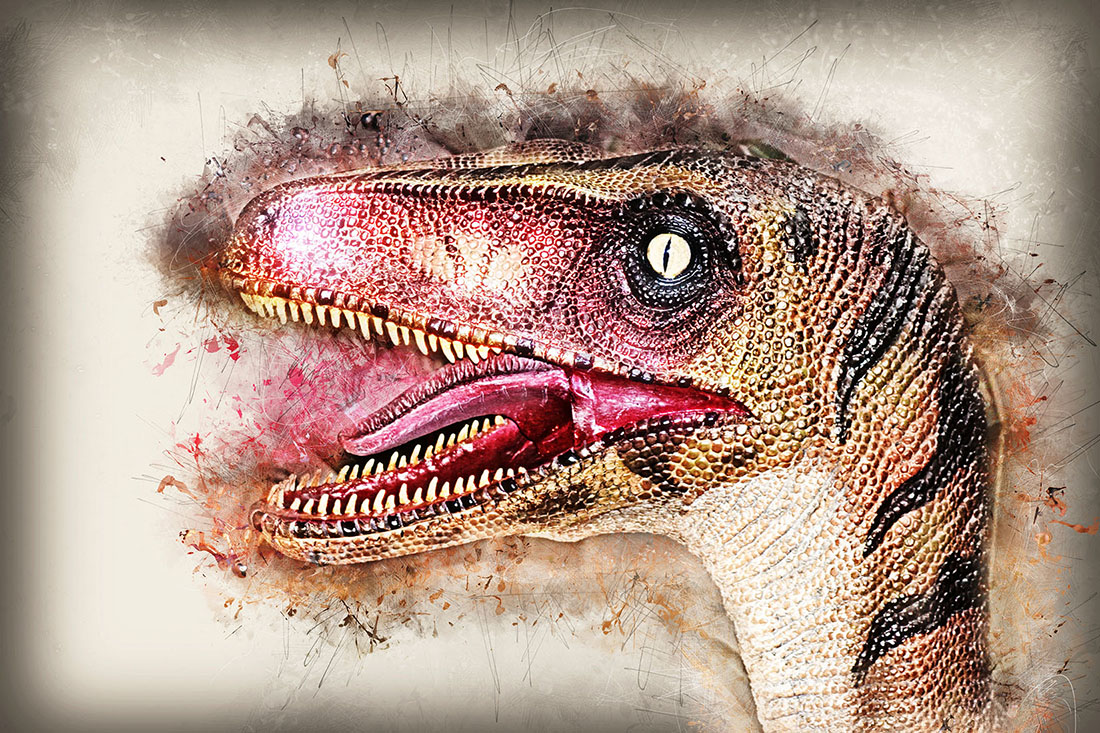 12 Ready-to-Print HQ Graphics of Dinosaur with Rustic Style for wallpapers.
