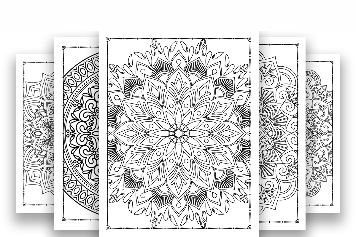 165 Mandala Coloring Page Bundle for KDP fine art.