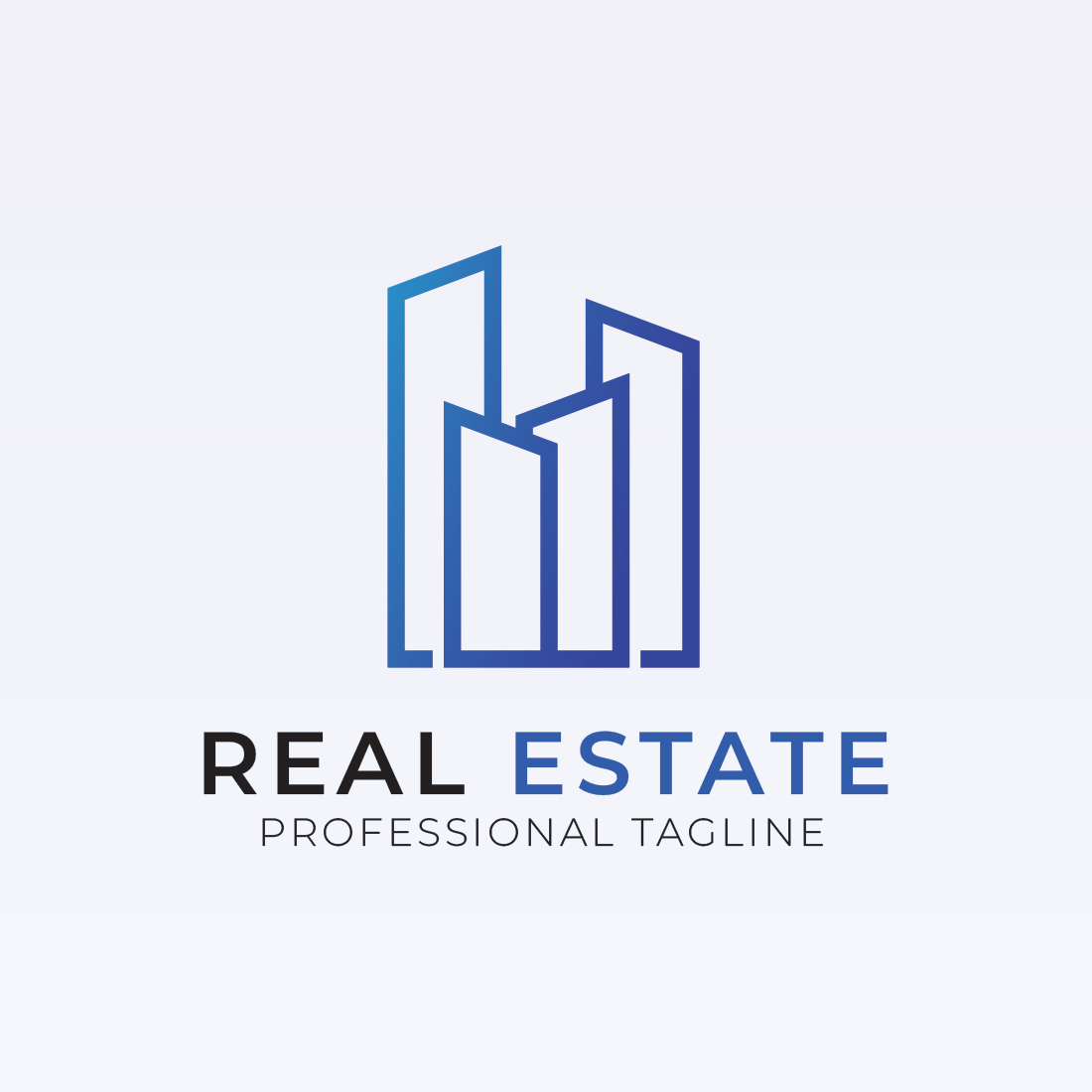 Real Estate Building Logo Bundle cover image.