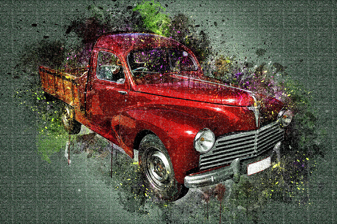 Bundle of 12 Old Trucks HQ Graphics with Grunge Style for your design.