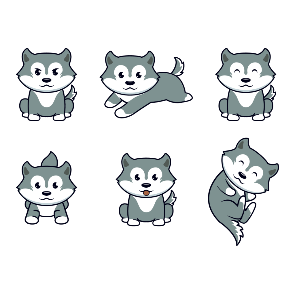 Baby Wolf SVG Files – MasterBundles