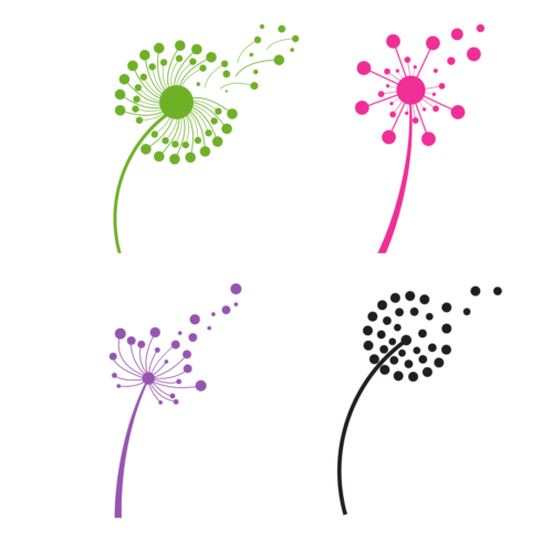 Blowing Dandelion SVG Free – MasterBundles