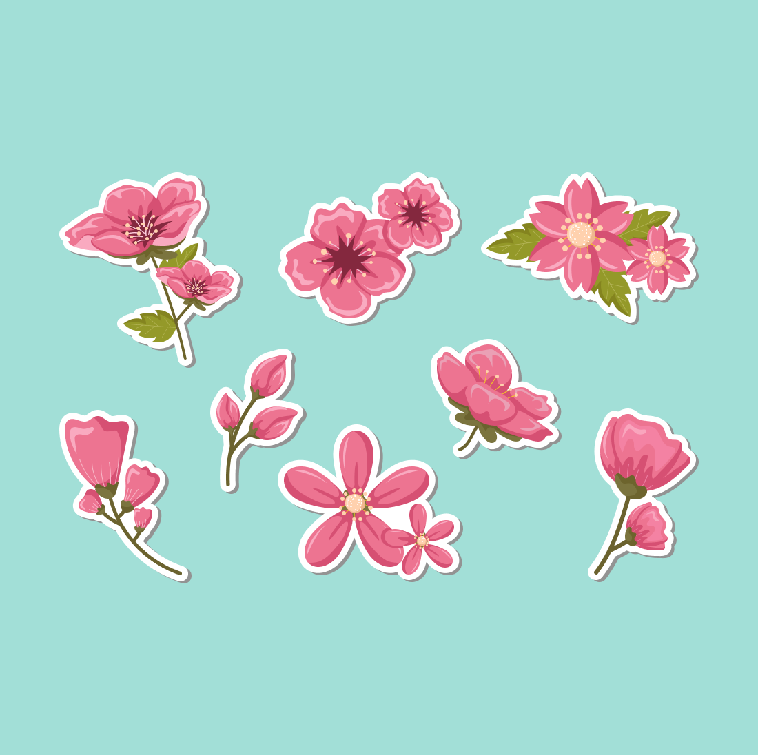 Cherry Blossom SVG cover.