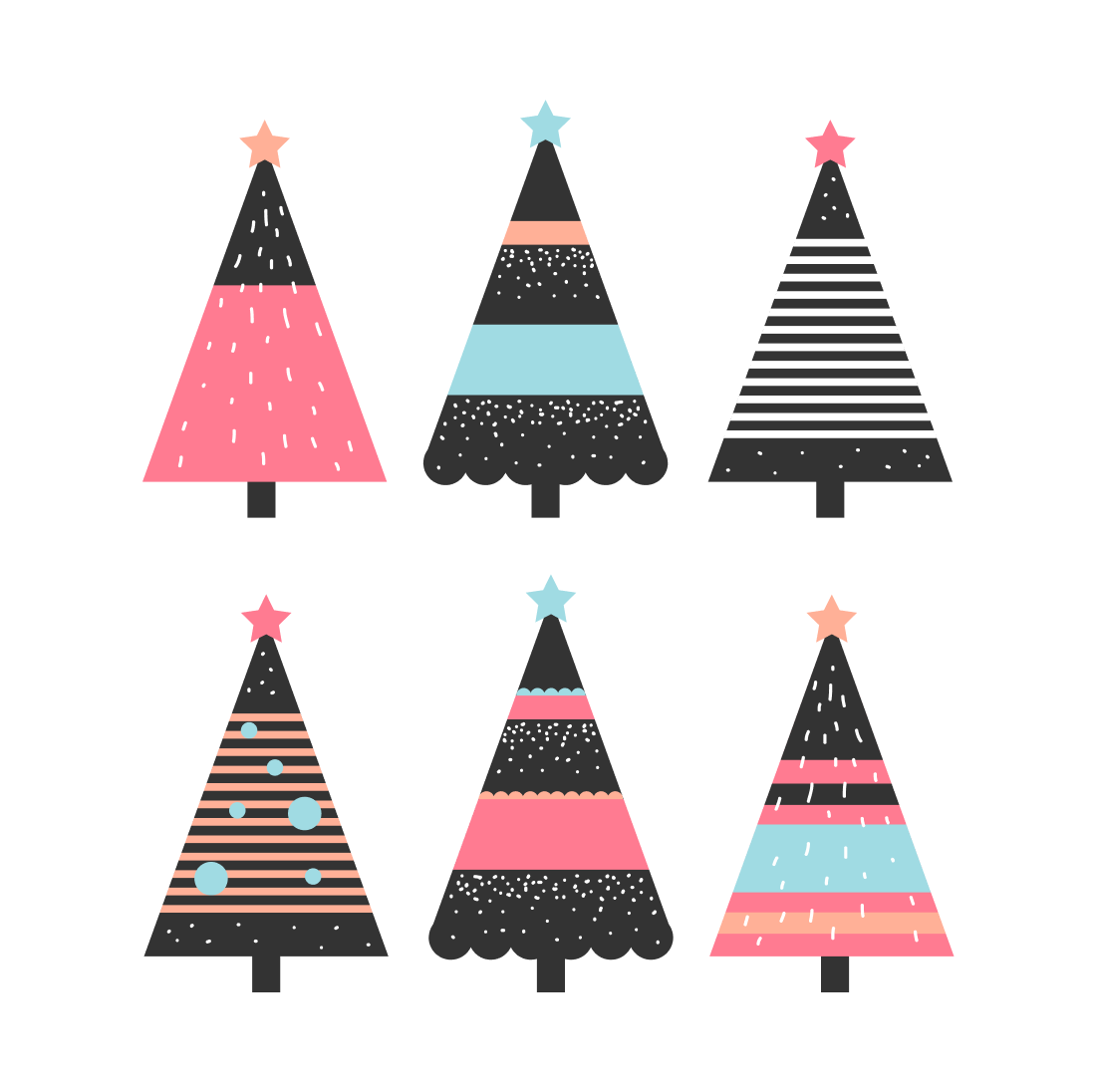 Christmas Forest SVG cover.