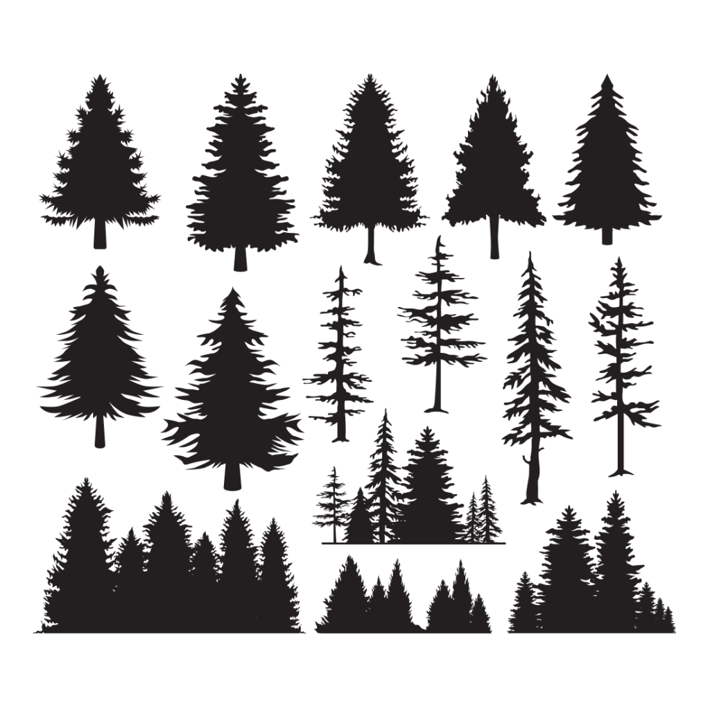 Forest Silhouette Svg – Masterbundles