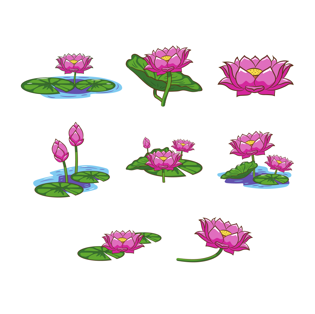 lotus flower svg free cover.