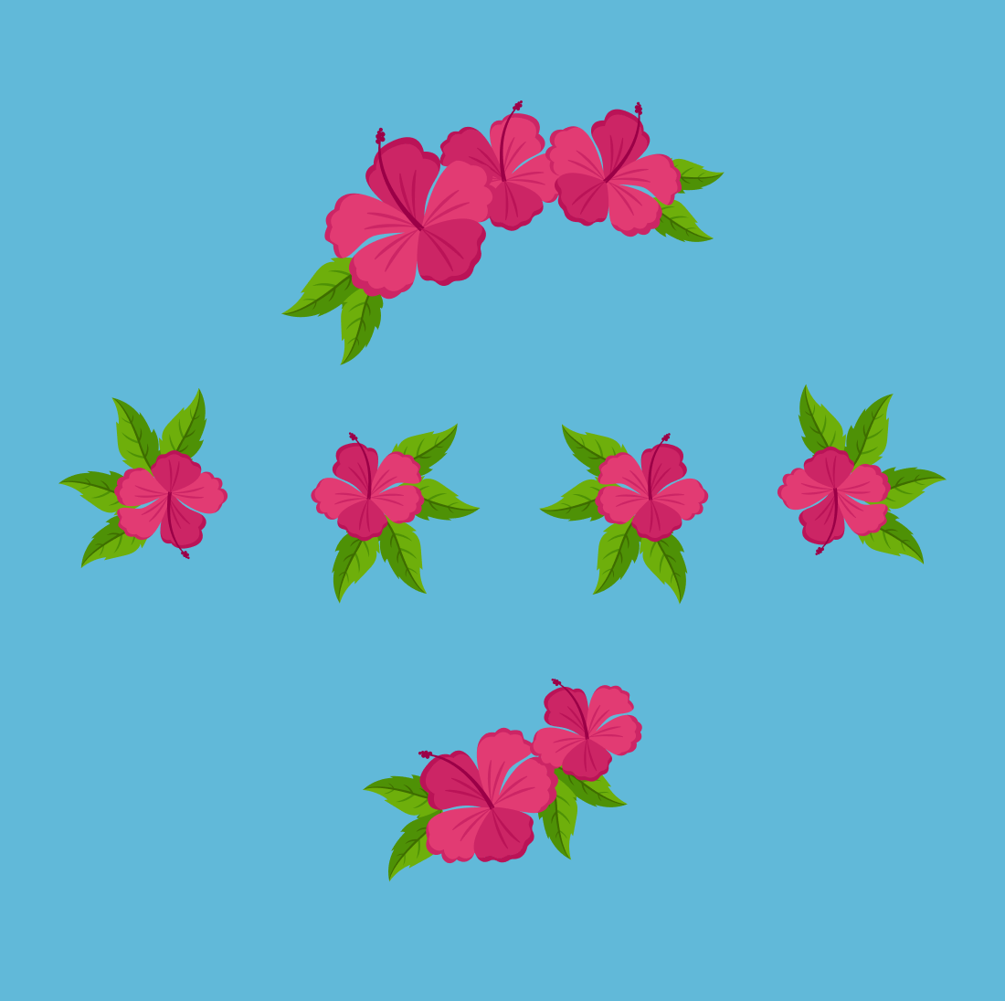 Moana Hawaiian Flower SVG – MasterBundles