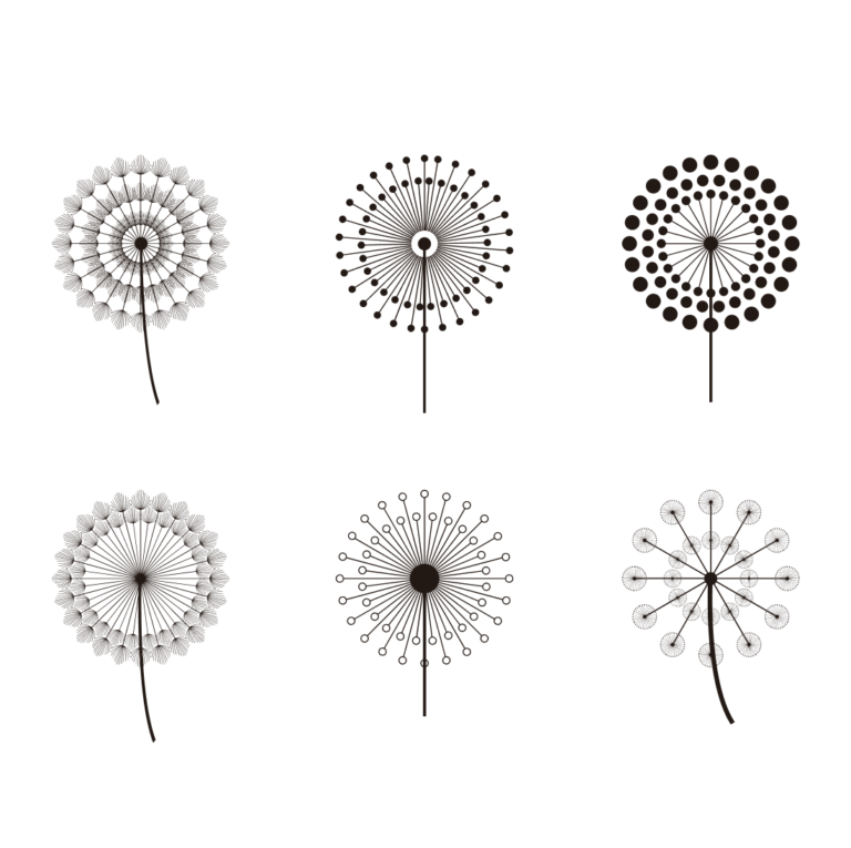 Simple Dandelion SVG Free – MasterBundles