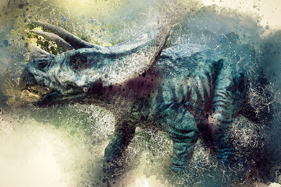Bundle of 12 Ready-to-Print HQ Graphics of Dinosaur with Rustic Style, 4k images.