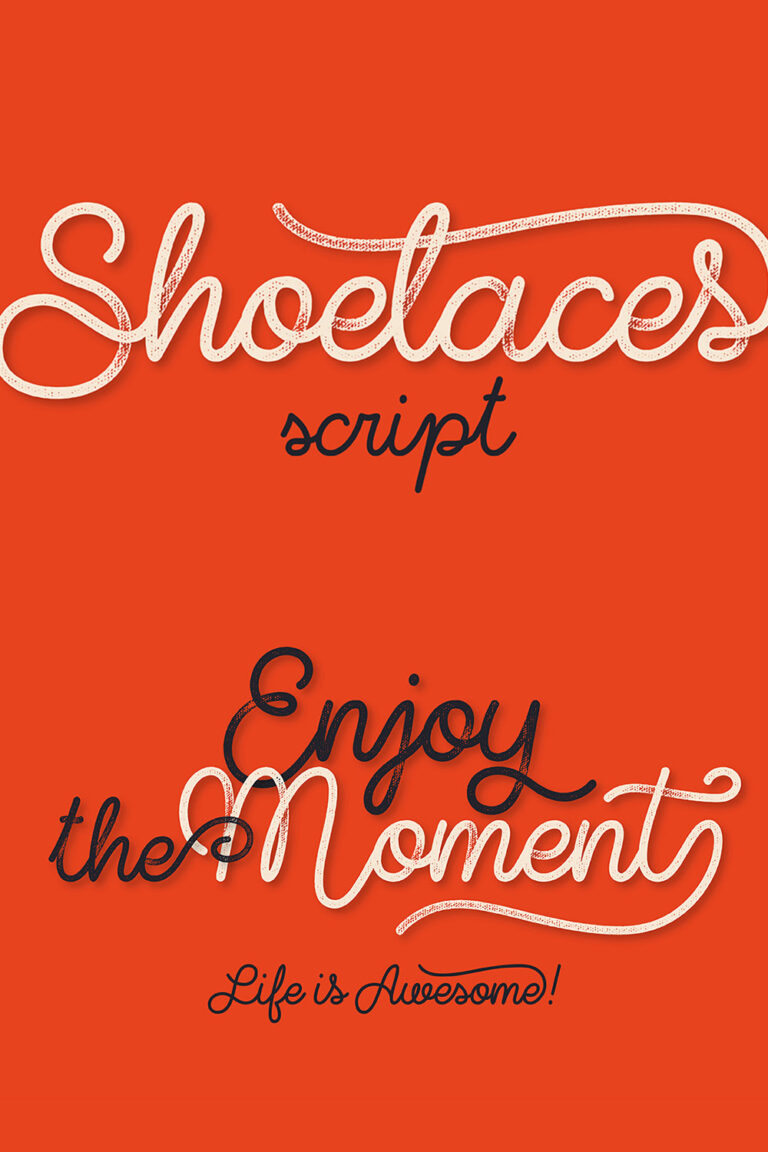 Shoelaces Font MasterBundles