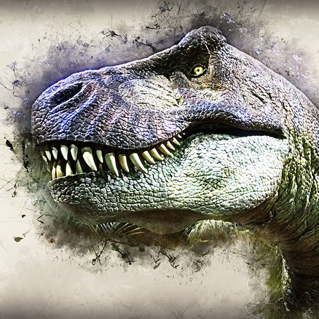 12 Ready-to-Print HQ Graphics of Dinosaur with Rustic Style preview image.