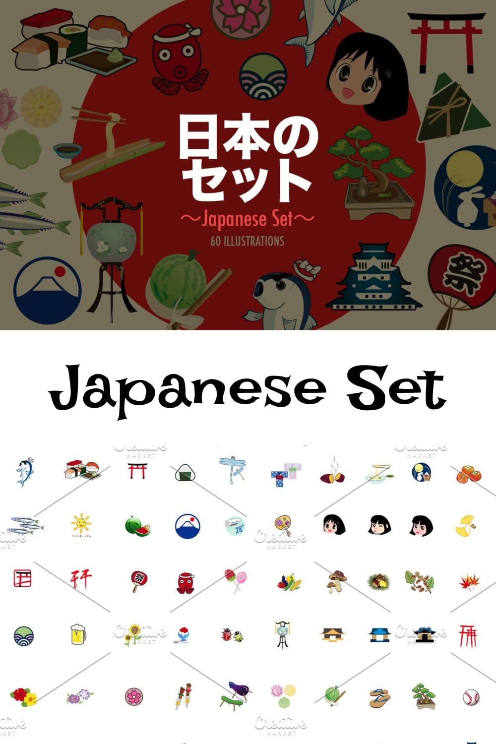 Japanese Set - Pinterest.