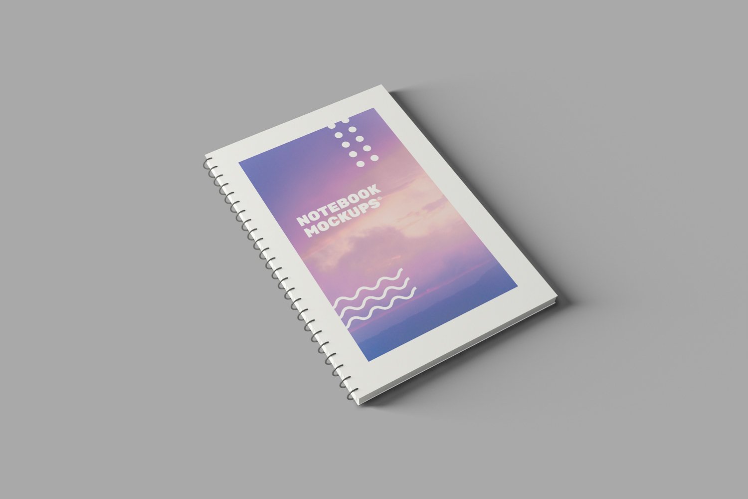 Stylish gradient notebook for the same ideas.
