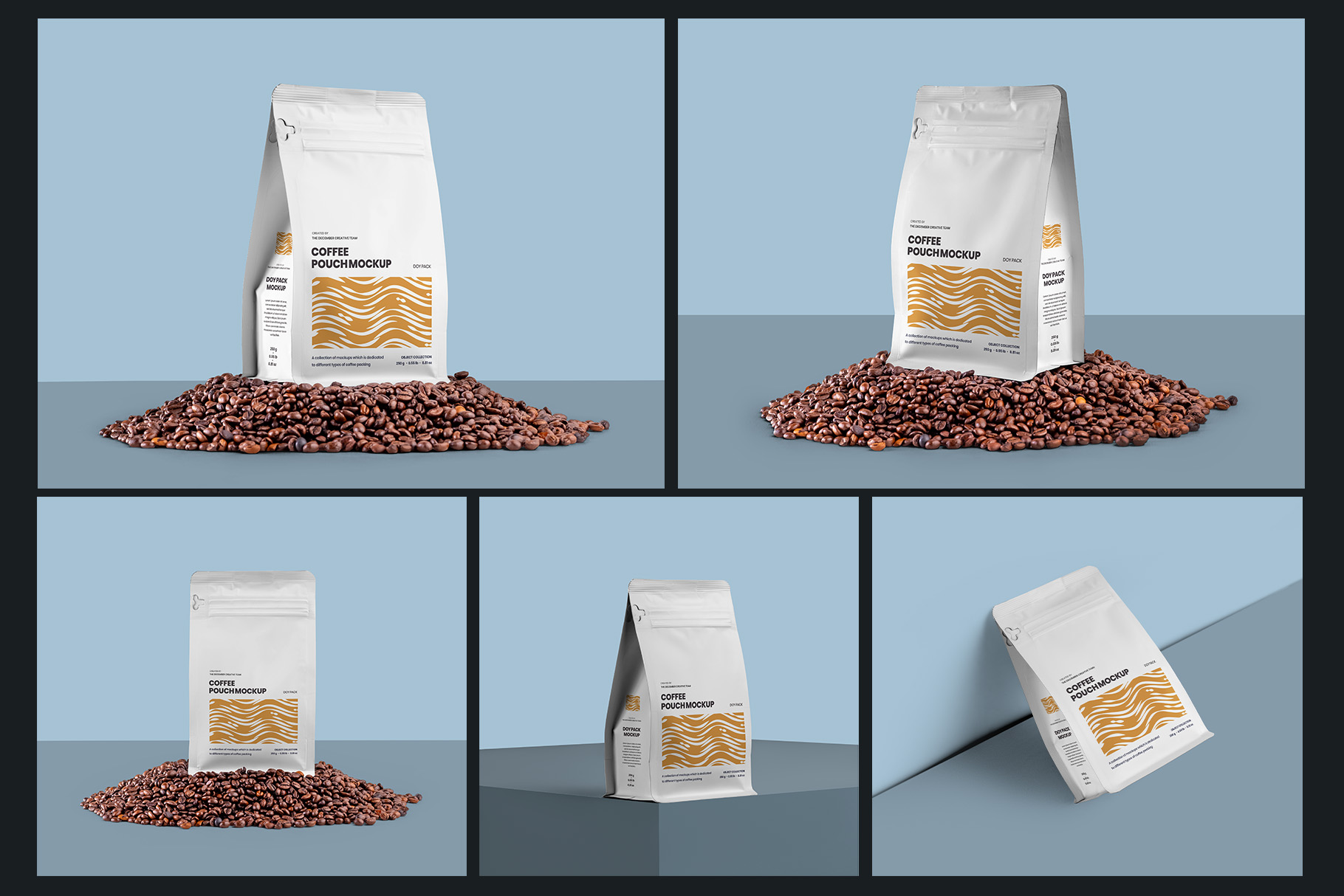 Mockups Coffee Bag Doy Pack preview image.