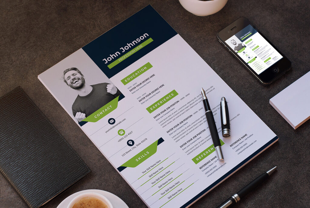 Modern Resume Template Cv - Masterbundles