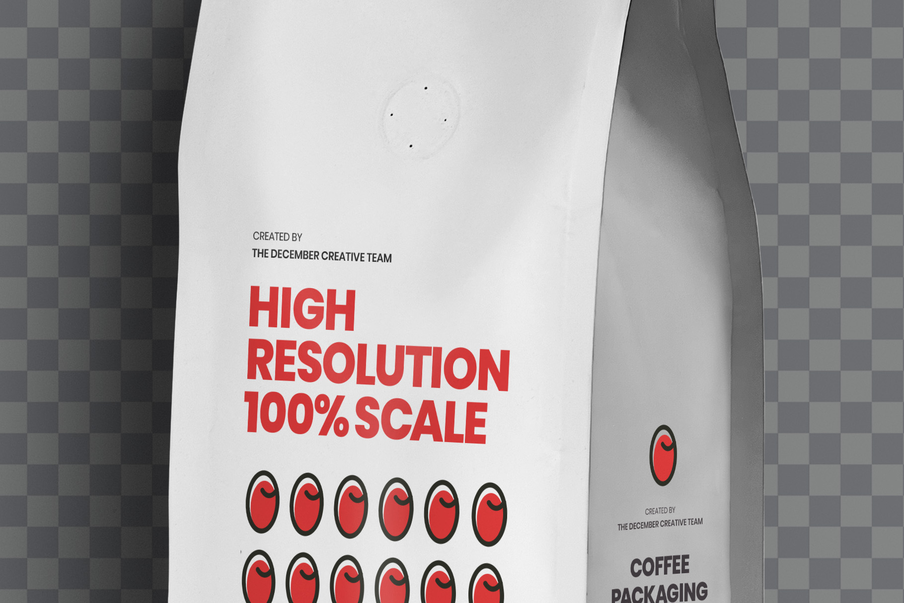 Mockups Coffee Bag Side Gusset preview image.