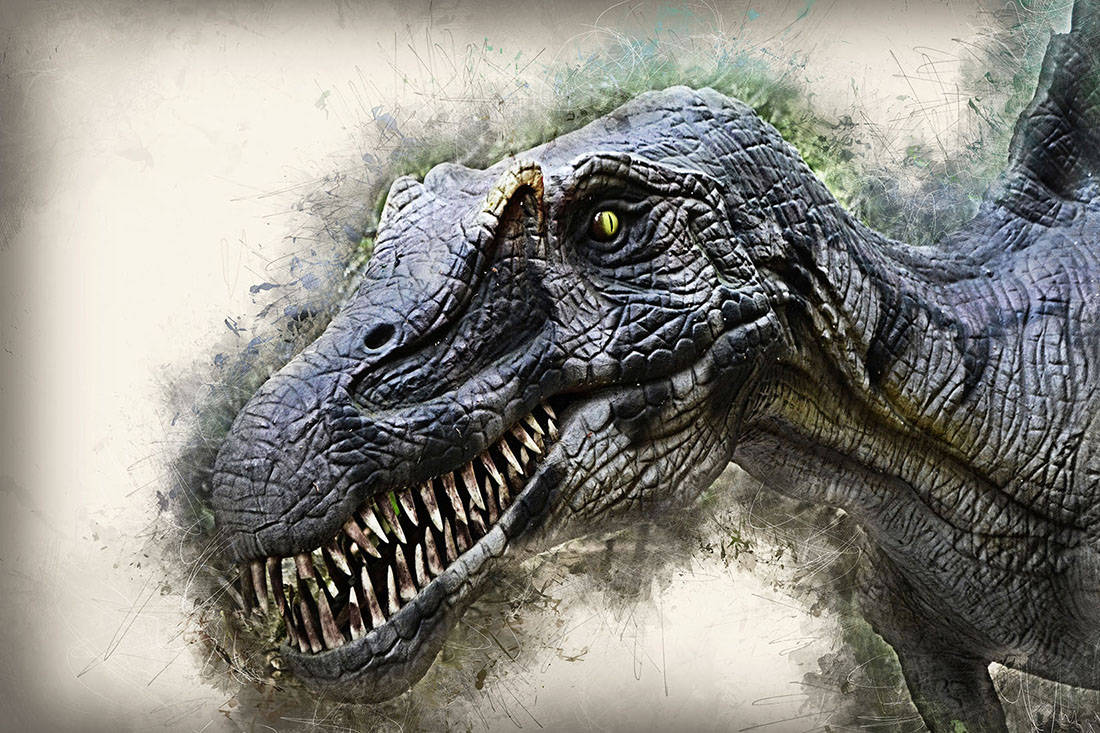 12 Ready-to-Print HQ Graphics of Dinosaur with Rustic Style for mugs design.