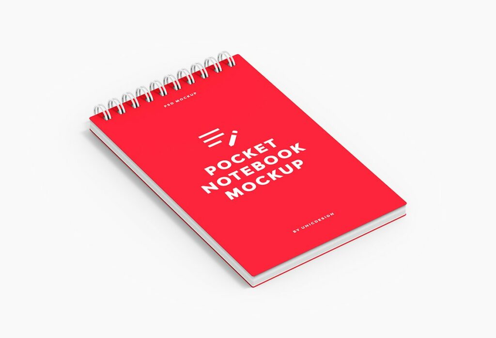 Pocket Notebook Mockup MasterBundles