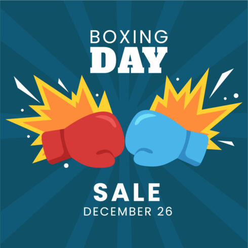 16 Boxing Day Sale Illustration cover image.