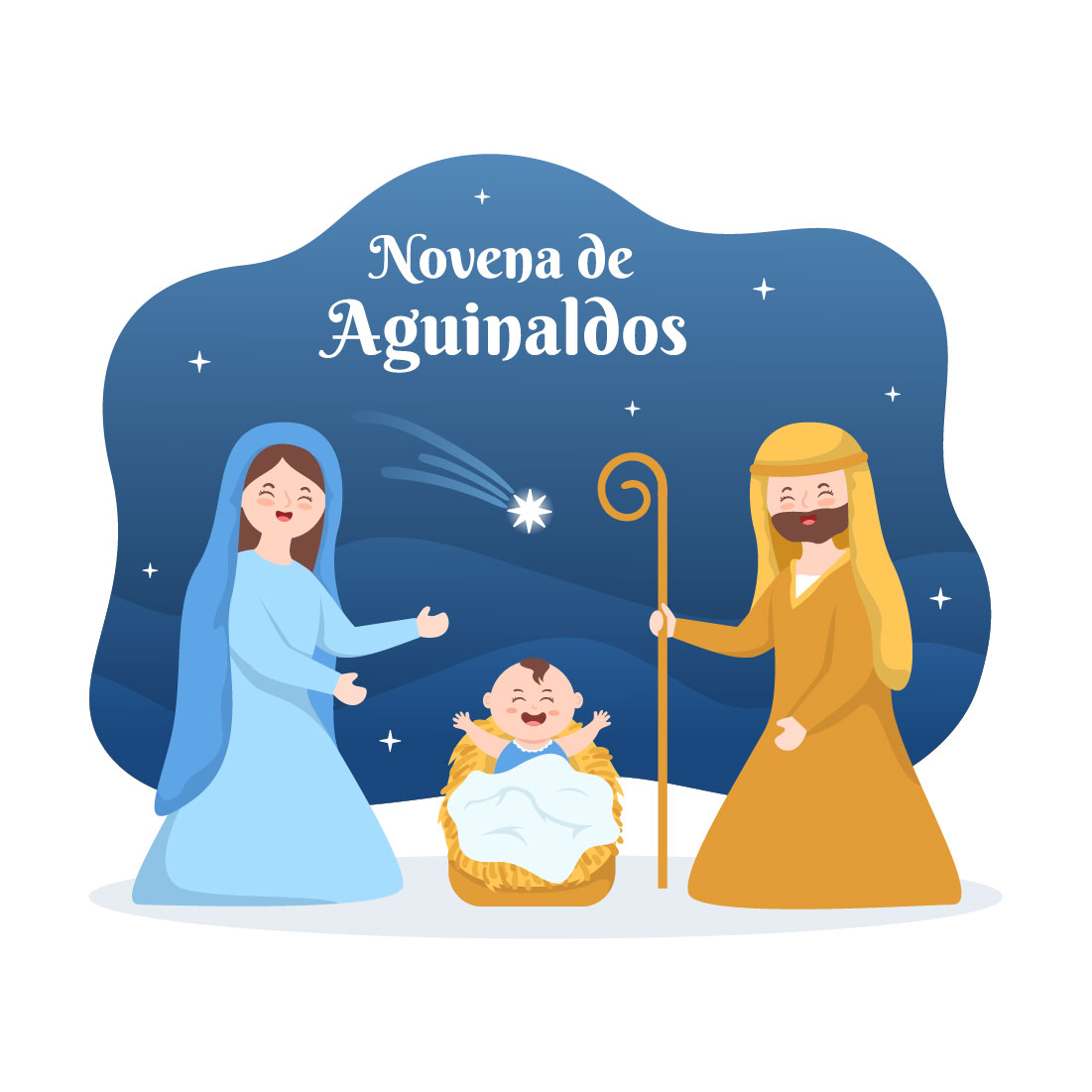 Novena De Aguinaldos Holiday Illustration cover image.