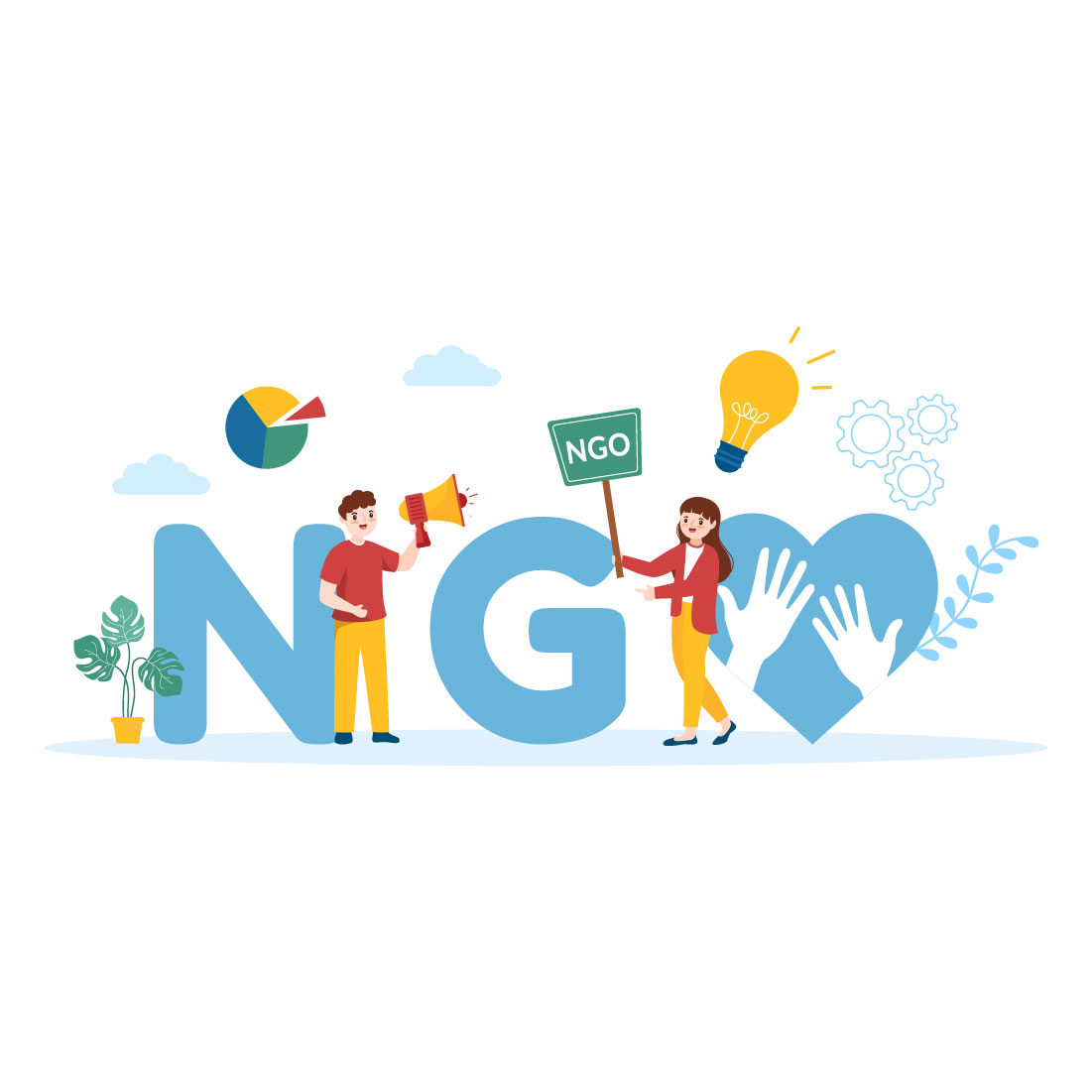 11 NGO or Non-Governmental Organization Illustration cover image.