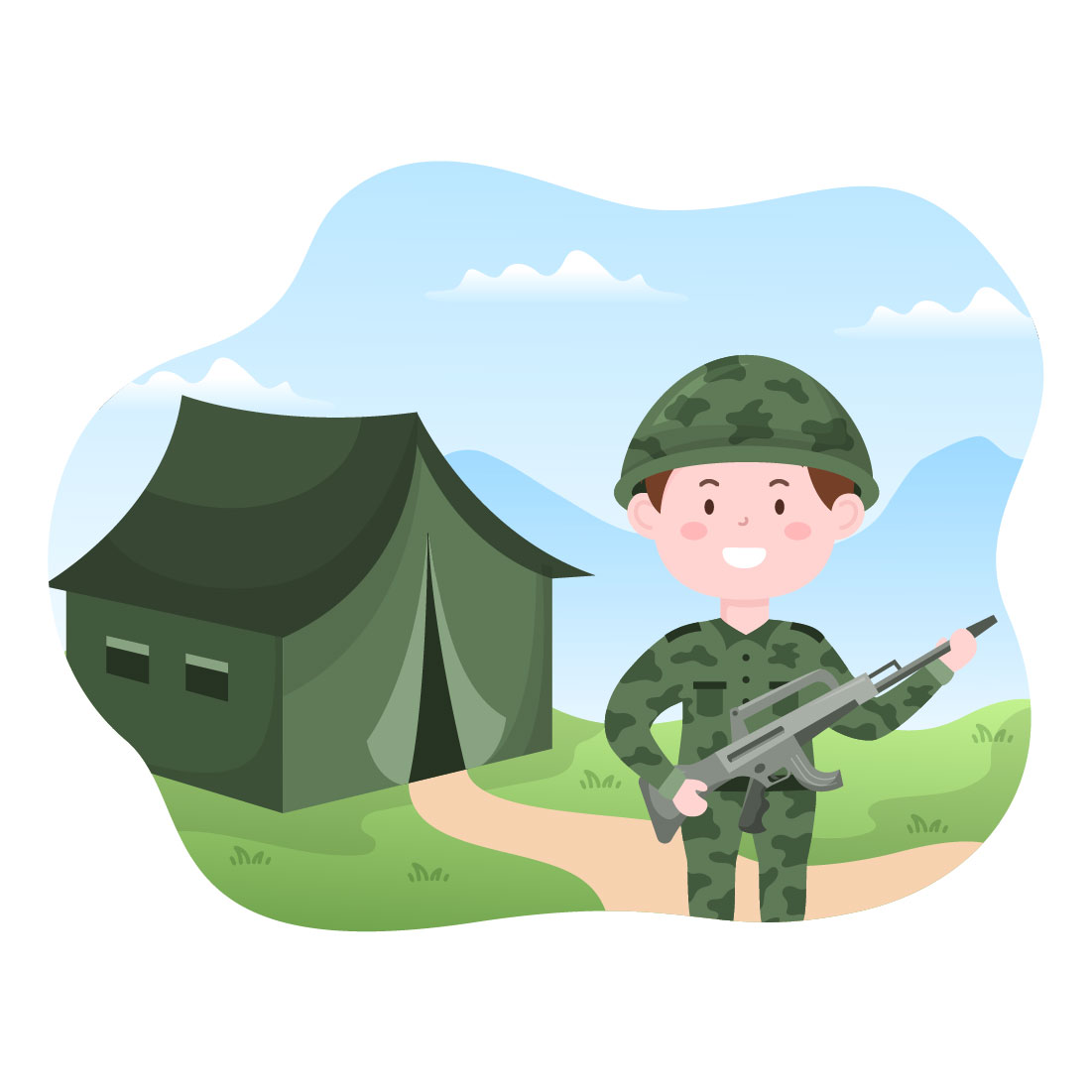 10 Military Army Force Illustration preview image.