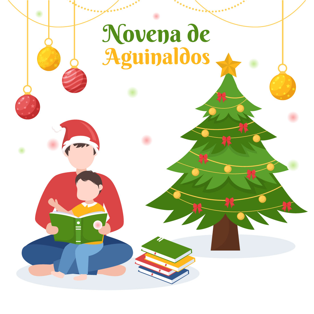 Holiday Novena De Aguinaldos Illustration cover image.
