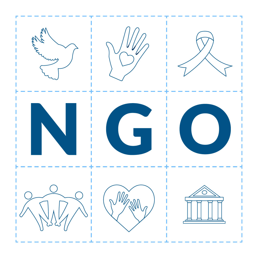 11 NGO or Non-Governmental Organization Illustration preview image.