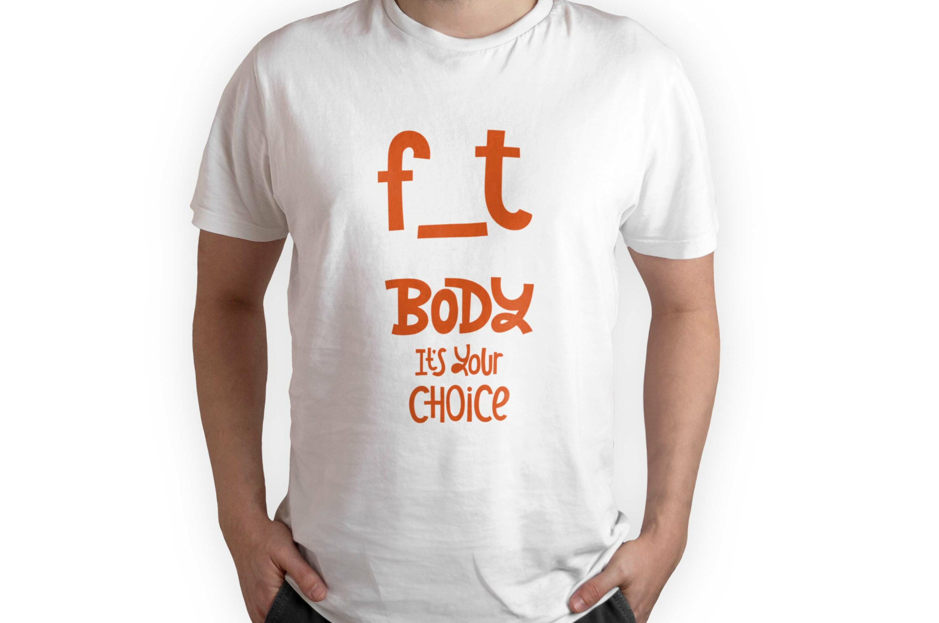 Bundle of 156 T-shirt Designs with Fitness Quotes, orange f_t body it's your choice.